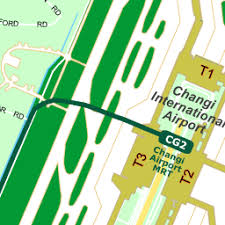 The name changi was known in the early 19th century. Singapore Changi Airport Map Changi Airport Singapore