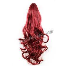 Aliexpress Com Buy Cheap Wholesale Claw Clip Red Curly Indian Remy Hair Ponytail Extensions Hot Selli Ponytail Hairstyles Indian Remy Hair Ponytail Extension