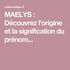 Signification des prénoms quelques exemples de prénoms signification du prénom christine. Maelys Decouvrez L Origine Et La Signification Du Prenom Maelys Signification Prenom Prenom Audrey Prenom