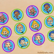 Free Printable Bubble Guppies Cupcake Toppers Bubble Guppies Birthday Party Bubble Guppies Cupcakes Bubble Birthday Parties