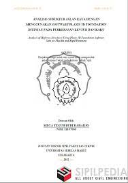 Klik di sini untuk informasi file lengkap jurnal ilmiah sistem transportasi kota selengkapnya. 16 Contoh Skripsi Teknik Sipil Download