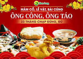 Bàn thờ táo quân cách trưng bày đông bình tây quả (bên phải là bình bông, bên trái là ngũ quả). Mam Cá»— Lá»… Váº­t Bai Cung Ong Cong Ong Tao 23 Thang Cháº¡p Ä'ung Ä'á»§ Nháº¥t Cong Ty Nam Long