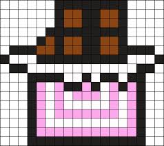Chocolate Bar Perler Bead Pattern Bead Sprite Pikselnye Izobrazheniya Minecraft Termomozaika Vyshivki Disnej