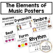 A working definition of music for our purposes might be as follows: The Elements Of Music Posters By Kimberly Haggard Tpt