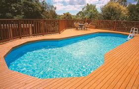 Pin By Mobelde On Outdoors Above Ground Pool Decks Saltwater Pool Above Ground Pool