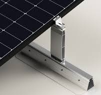 Photovoltaic mounting for bitumen roofs: Roof-Solar Tilted TPO