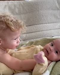 Brother sister love 💙💖🥹., I can’t believe how much sainty loves his  sister Norway. , He loves to kiss her, hug her, call her “Gaga”, & speak to  her in a very high pitched voice 😂., I’m so blessed to ...