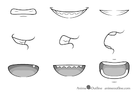 How To Draw Anime & Manga Teeth Tutorial - Animeoutline