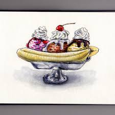 Mix until all of the butter has coated the crumbs and the mixture sticks together when pressed. Banana Split Two Spoons Or One Doodlewash