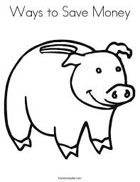 Use these images to quickly print coloring pages. Ways To Save Money Coloring Page Twisty Noodle