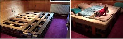 Möbel aus paletten selber bauen. 360 Cm Breites Familienbett Aus Europaletten Bauanleitung
