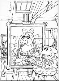 Famous Art Muppets Coloring Pages Google Search Dinosaur Coloring Pages Baby Coloring Pages Coloring Pages