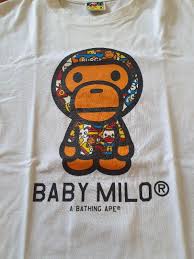 A bathing ape shirt baby milo eric haze tee bape white t shirt funny whiskey shirt. Bathing Ape Baby Milo T Shirt Fesyen Pria Pakaian Atasan Di Carousell