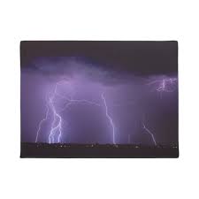 Purple Lightning In A Night Desert Thunder Storm Doormat Weddingdoormat Wedding Doormat Purple Lightning Wedding Doors Custom Templates