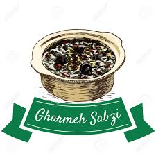 I've never met anyone who didn't like ghormeh sabzi. Ghormeh Sabzi Colorful Illustration Vector Illustration Of Persian Cuisine Royalty Free Cliparts Vectors And Stock Illustration Image 68561587
