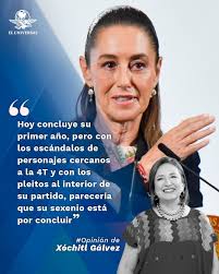El conocimiento del exsecretario de Marina sobre estos actos ilícitos ha  sido un golpe brutal para la marca Morena, que ahora intentan poner a  resguardo”, #Opinión de Xóchitl Gálvez  https://www.eluniversal.com.mx/opinion/xochitl-galvez/un-ano-de-mentiras/