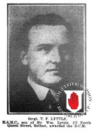 Thomas McNeice from Lurgan who joined the Royal Field Artillery during WW1.  Sadly he died from gassing.