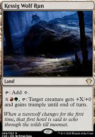 He also adds the flavour to our deck. Kessig Wolf Run C20 Mtg Card