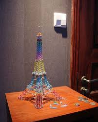 Paper Clip Eiffel Tower Eiffel Tower Office Supply Crafts Tower