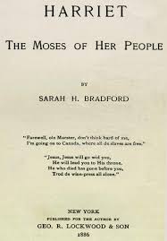 And elizabeth cobbs is with us now. Sarah H Bradford Harriet The Mosesof Her People
