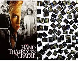 The hand that rocks the cradle is a 1992 film about a widow who seeks vengenance after her doctor husband shoots himself for being charged with molesting female patients. Kwkbyyzm9abxbm