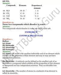 Selina Concise Chemistry Class 6 Icse Solutions Chapter 4 Elements Compounds Symbols And Formulae Ncert Books Icsesolutio Chemistry Class Chemistry Class