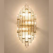 China Crystal Sconces Wall Lamp For Living Room Villas Hotel China Wall Lamp Sconces Lamp