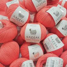 Gazzal Baby Cotton 3459 Cotton Roving Yarn Yarn