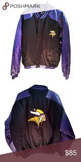 Minnesota Vikings Pro Player Jacket Men S Large Jackets Leather Jacket Men Minnesota Vikings
