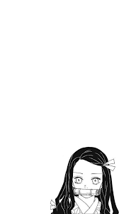 Anime Wallpaper Black And White Anime Background Nezuko Wallpaper Kimetsu No Yaiba In 2020 Cute Anime Wallpaper Anime Wallpaper Anime Demon