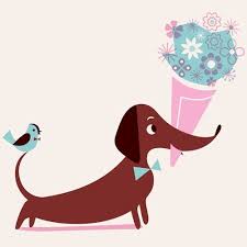 Lab Partners Dachshund Illustration Dachshund Love Dachshund Art