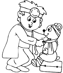 Doctor Coloring Pictures Doctor Day Cartoon Coloring Pages Bear Coloring Pages Teddy Bear Coloring Pages Coloring Pages