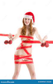 Christmas Gift - Seductive Naked Mrs. Claus Stock Photo - Image of lady,  naked: 22269744