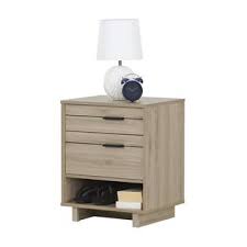South Shore Fynn 1 Drawer Nightstand In Rustic Oak