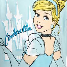 Vestido de manga corta de princesa Disney French Terry