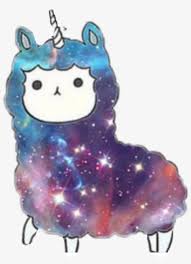 Kawaii Llama Unicorn Llama Galaxy Free Transparent Png Download Pngkey Cute doodle unicorn set with watercolor illustration. kawaii llama unicorn llama galaxy