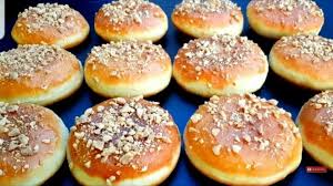 فطائر قطنية للصباح أو للمدرسة مفشفشة بالحليب والفينو Food Hamburger Bun Bread