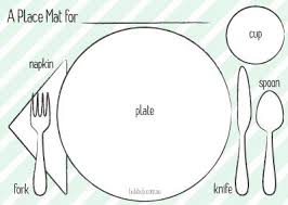 Kids Place Mat Guide Printable Bub Hub Placemats Kids Parenting Printables Manners For Kids