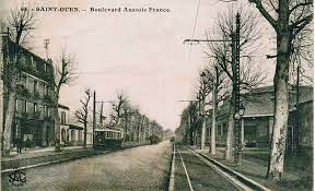 Saint Ouen Boulevard Anatole France Tram Ligne 42 Reliait La Madeleine Gare Saint Lazare Place De Clichy Avenue De St Ouen Port Ile De France Saint Ouen France