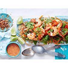 Thai Hot And Sour Prawn Salad Food To Love Recipe Fish Recipes Healthy Prawn Salad Salad Recipes