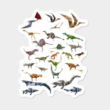 Dinosaur Chart 2 0 Sticker By Quickoss Design By Humans