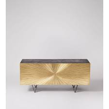 Raised panel doors strategically conceal various media paraphernalia, while cord management systems tame the unsightly mess of tangled wires. Tv Stands Media Units Wooden Tv Cabinets Swoon