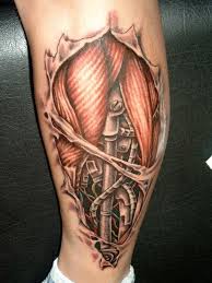 Tattoo Art Cyborg Tattoos Photos Cyborg Tattoo Biomechanical Tattoo Ripped Skin Tattoo