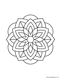 Search through 623,989 free printable colorings at getcolorings. Easy Mandala Coloring Pages Mandala Coloring Pages Simple Mandala Mandala Coloring