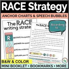 How to Create a RACE Strategy Anchor Chart That Helps Students -  GRASPhopper Learning