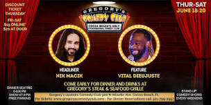 June 18-June 20 Gregory's Comedy Club