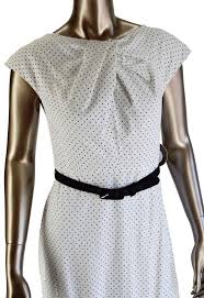 NWT Eva Franco Black & White dot Gilbert Dress Size 6