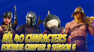 Epic games will stop at nothing to ensure that every significant character across the entire pop culture universe has a fortnite skin. Full List Of All 40 Character Locations In Fortnite Chapter 2 Season 5
