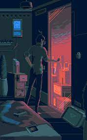 Surrogate Self Welcome To The Desert Of The Real Pixel Art Pixel City Space Art