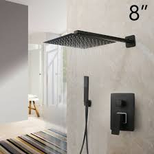 (0.0) stars out of 5 stars write a review. Matte Black Shower Faucet System Set 8 Shower Head Control Valve Mixer Tap Ebay